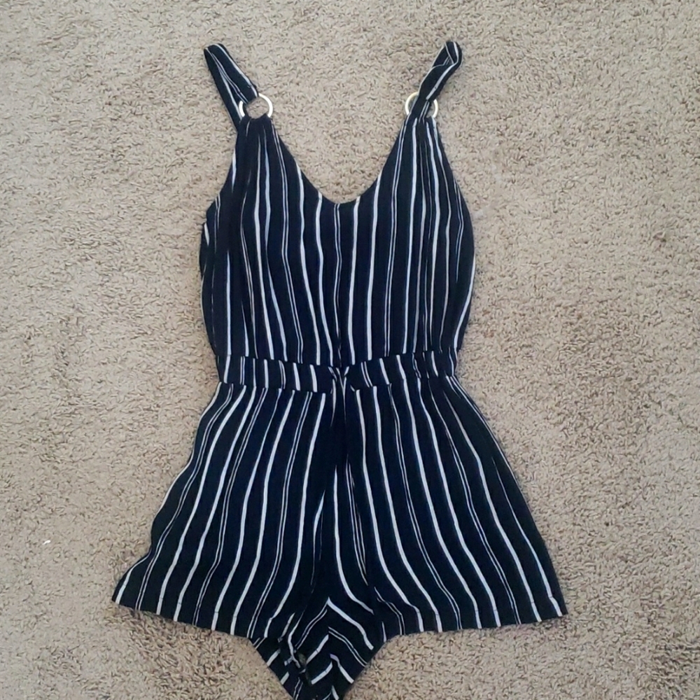 Navy Striped Jumper
